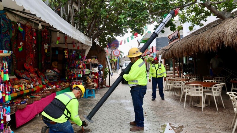 Gobierno de Isla Mujeres continúa reforzando los trabajos preventivos en esta temporada de lluvias
