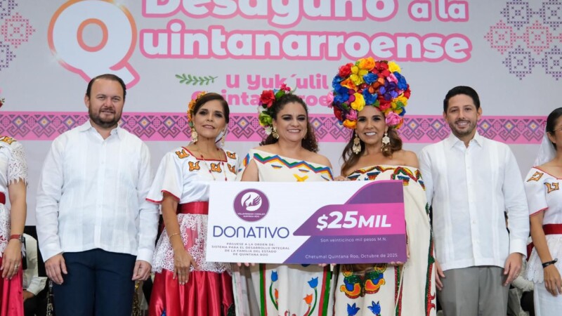 Celebra Mara Lezama identidad quintanarroense humanista con corazón feminista en tradicional desayuno del Sistema DIF Quintana Roo