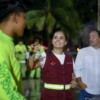 Constata Ana Paty Peralta labores de limpieza en la avenida Andrés Quintana Roo