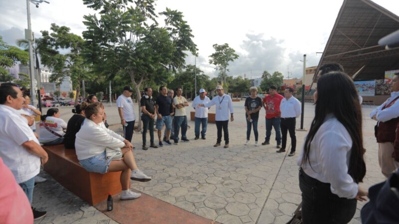 El corazón de Cancún se vuelve sustentable: Parque de Las Palapas elimina plásticos de un solo uso