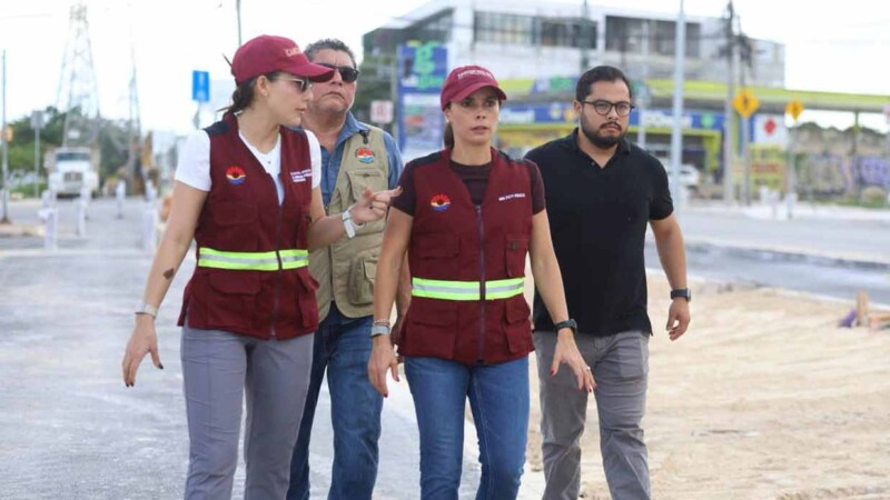 Ordenamos Cancún con mejor infraestructura vial y cruces seguros: Ana Paty Peralta