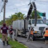 Continúan trabajos preventivos ante pronóstico de lluvias en Cancún