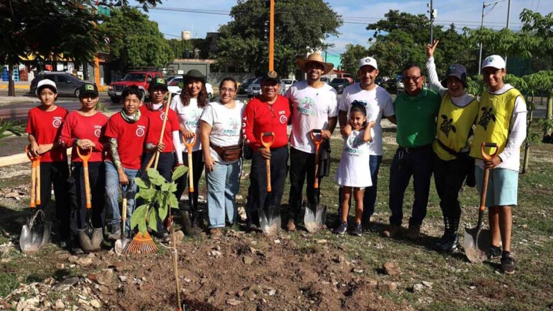 Avanza en Cancún programa de arborización