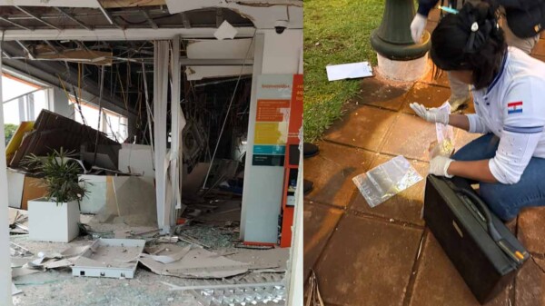 Comando armado perpetra millonario y explosivo robo en Paraguay 