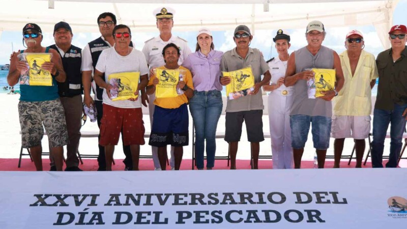 Gobierno Municipal conmemora el XXVI Día Municipal del Pescador en Isla Mujeres