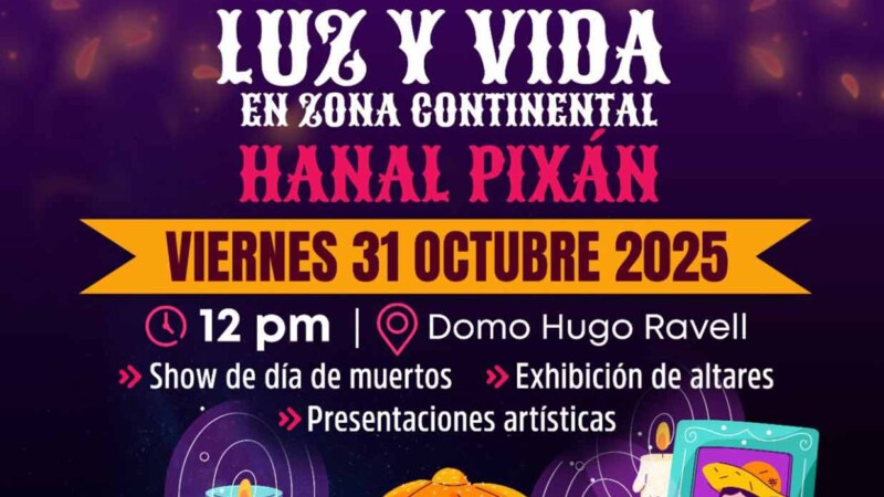 Gobierno de Isla Mujeres invita a celebrar el Festival Luz y Vida “Entre Vivos y Muertos” en Zona Continental