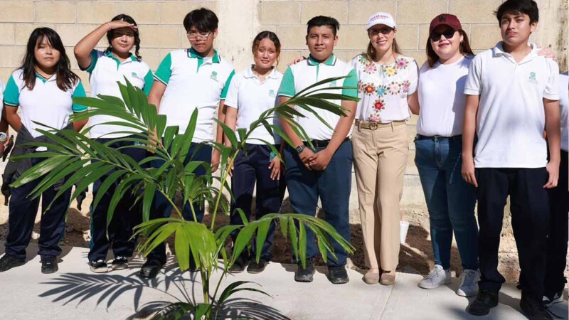 Atenea Gómez Ricalde impulsa la conciencia ambiental con jornada de arborización en Ciudad Mujeres