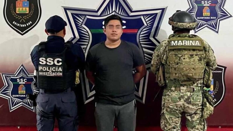 Atrapa la PEI a presunto ladrón de motocicleta en Cancún