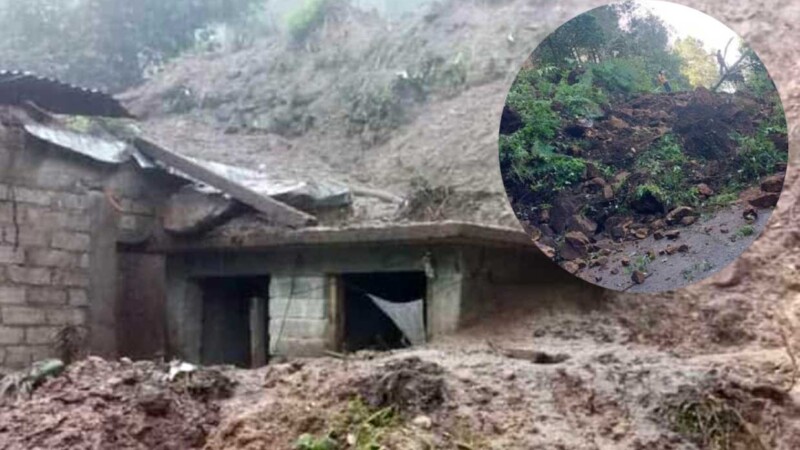 Intensas lluvias provocan deslave mortal en Oaxaca, mueren tres