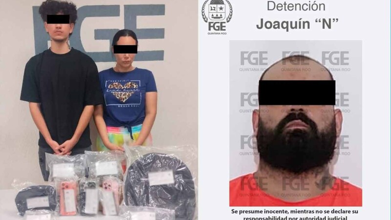 Caen tres presuntos narcomenudistas en Playa del Carmen, dos serian extranjeros