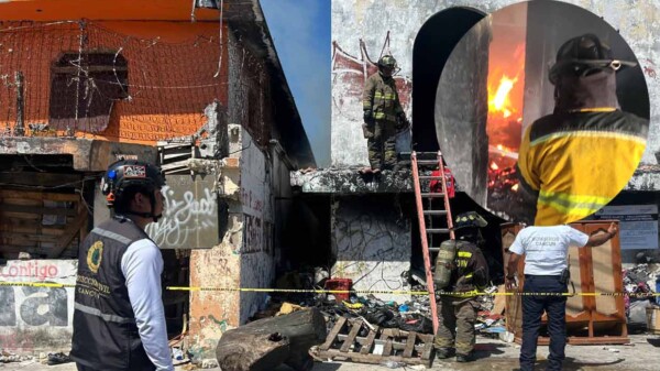 Incendios simultáneos movilizan a cuerpos de emergencias en Cancún