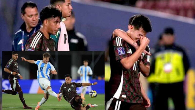 México Sub-20 cae ante Argentina y se despide del Mundial de Chile 