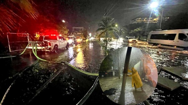 Despliegan autoridades "Operativo Tormenta" en Cancún tras intensas lluvias