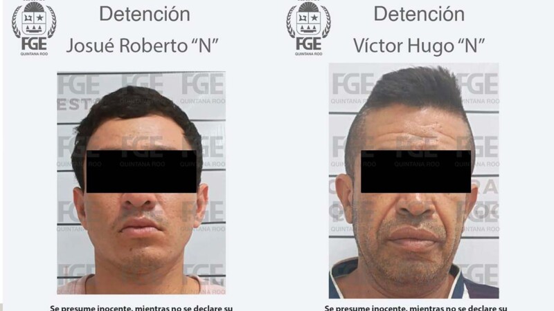 Detienen a dos hombres por presunto secuestro y lesiones en Playa del Carmen