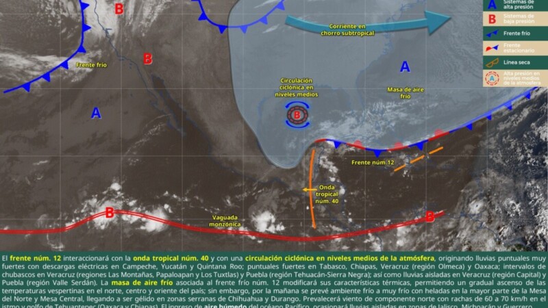 Pronóstico del clima en Quintana Roo para hoy miércoles 5 de noviembre 2025