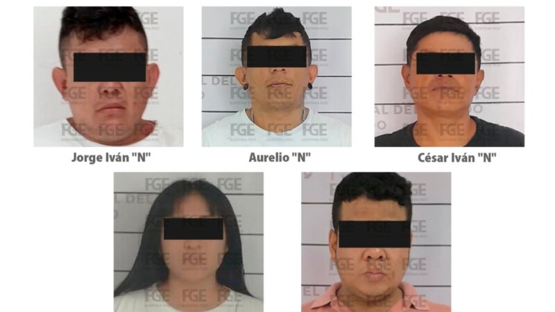 Detienen a cinco y aseguran, armas y drogas en cateos en Chetumal