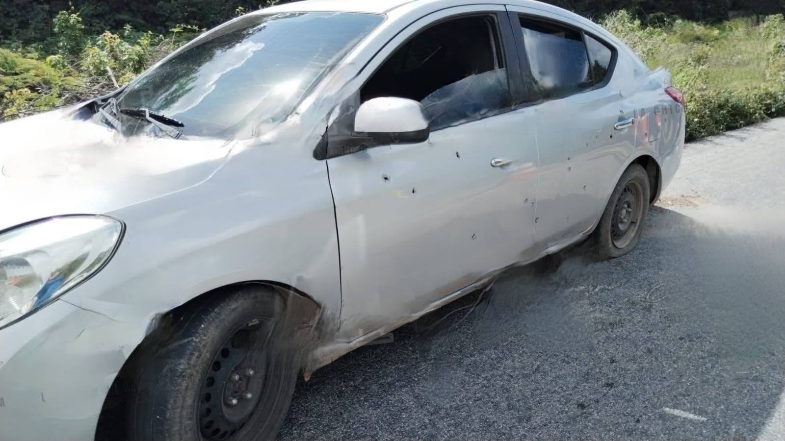 Hallan vehículo con dos hombres ejecutados en Puerto Morelos; los hechos, cerca del rancho Sac-Lol en donde se hallaron fosas clandestinas.