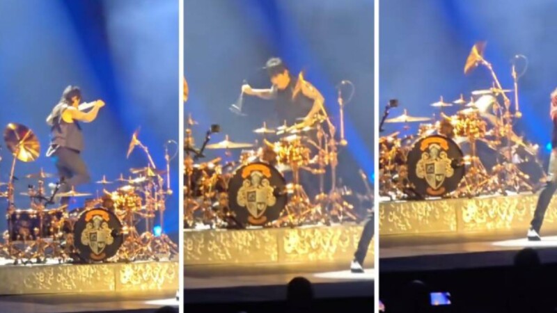 Alex de Maná se cae