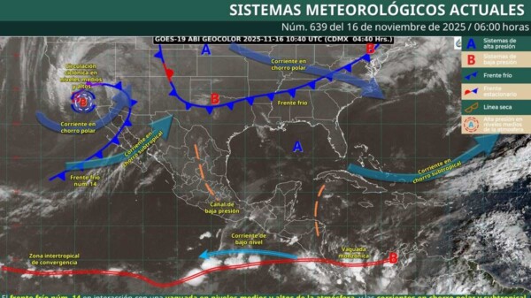 Pronóstico del clima en Quintana Roo para hoy domingo 16 de noviembre 2025