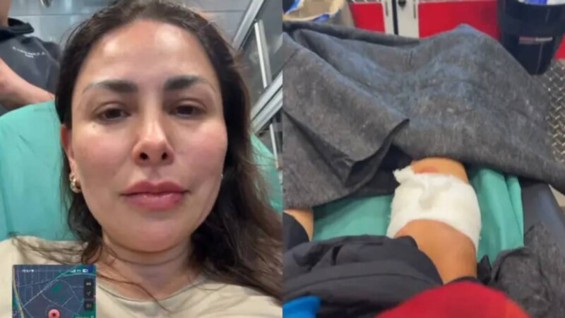 Gaby Ramírez fue hospitalizada en Los Ángeles tras ser atacada por un perro