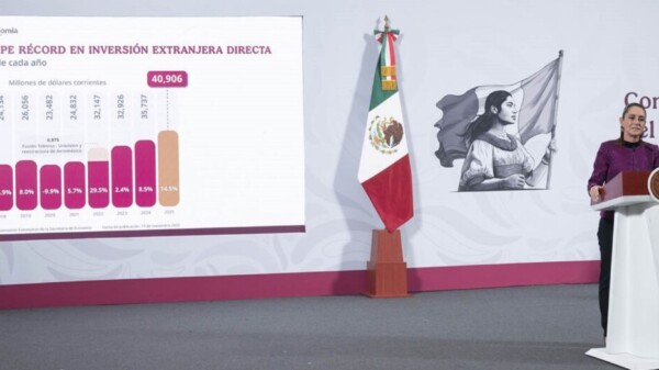 Suma inversión extranjera 41 mmdd al tercer trimestre: CSP