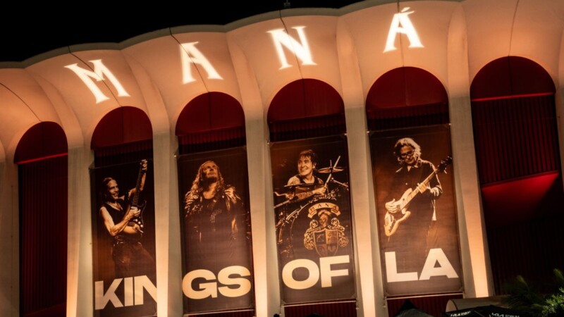Maná rompe récord de presentaciones en Los Ángeles con su gira internacional