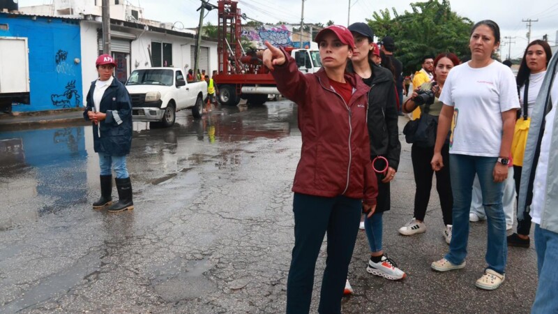 Ante lluvias, garantiza Ana Paty Peralta infraestructura pluvial funcional