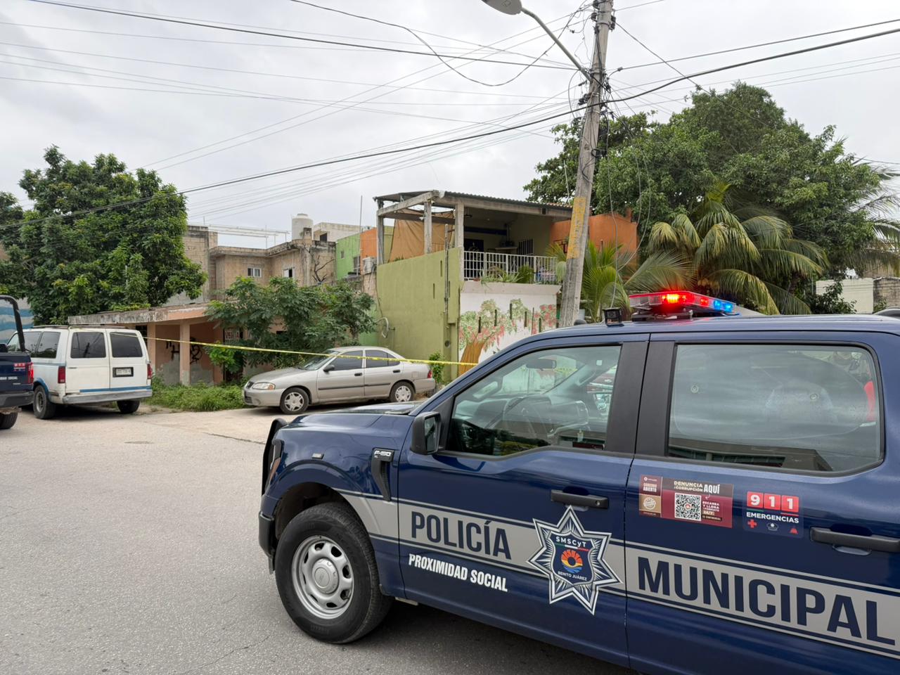 Resultó falsa alarma reporte de un encajuelado en la Supermanzana 97 de Cancún; vecinos de la zona habían reportado como abandonada una unidad.