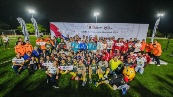 Fuerte impulso de Mara Lezama al deporte adaptado al inaugurar el Campeonato Nacional de Futdown Cancún 2025