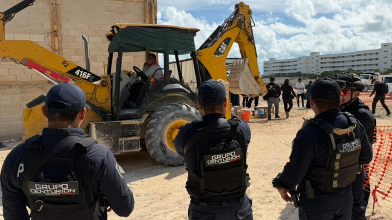Inspeccionan obras en Zona Hotelera de Cancún para inhibir delitos (VIDEO)