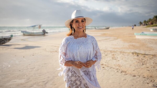 Reafirma Mara Lezama el acceso gratuito a las playas del Parque El Jaguar, en Tulum, en la Mañanera del Pueblo con la Presidenta Claudia Sheinbaum