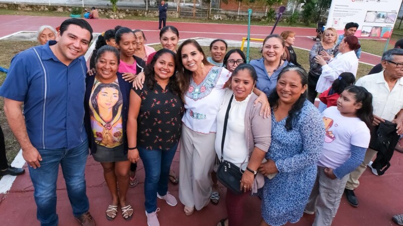 Entrega Mara Lezama el Parque Antorchista completamente rehabilitado para el disfrute de las familias chetumaleñas