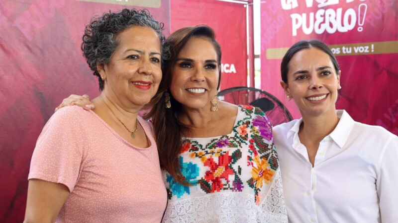 Escuchan Ana Paty Peralta y Mara Lezama 'La Voz del Pueblo' en audiencias públicas