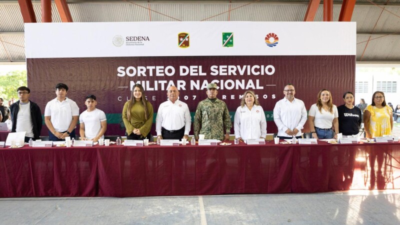 Realiza Gobierno de Benito Juárez el sorteo del Servicio Militar Nacional