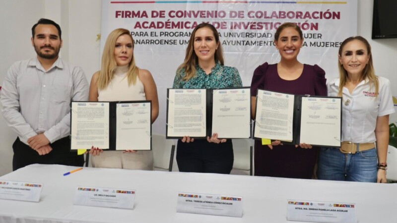 Isla Mujeres consolida alianza académica con la Universidad de la Mujer Quintanarroense para impulsar la profesionalización de las y los servidores públicos