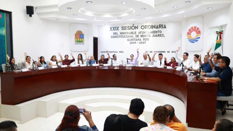 Aprueba cabildo de Benito Juárez subsidios para impuesto predial 2026