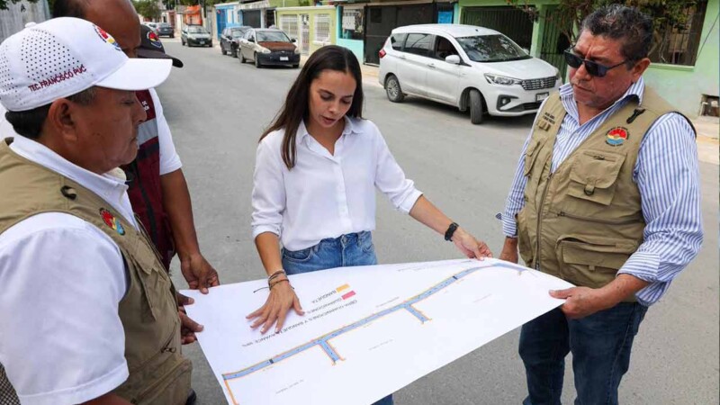 Supervisa Ana Paty Peralta transformación de la calle 36 en la SM 103