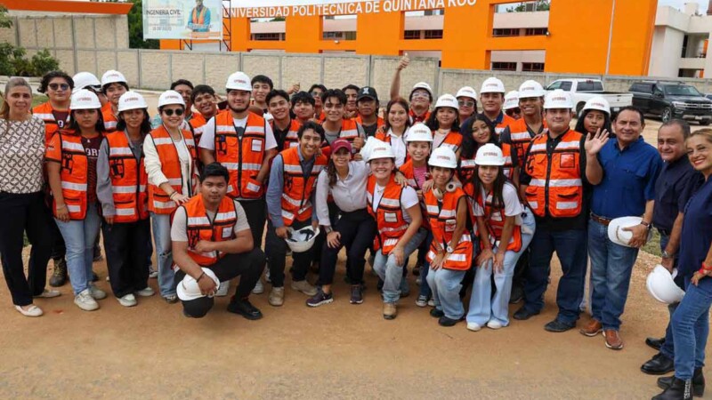 Invita Ana Paty Peralta a universitarios a conocer proyectos transformadores de Cancún