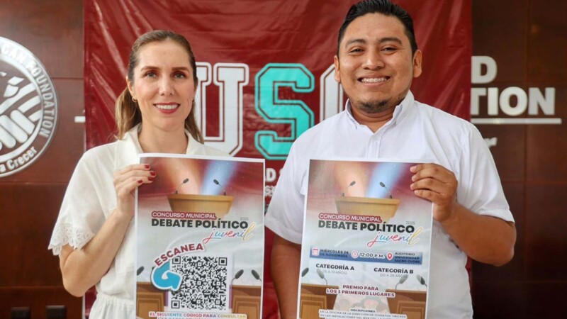 Gobierno de Isla Mujeres lanza convocatoria para el Concurso Debate Político Juvenil 2025