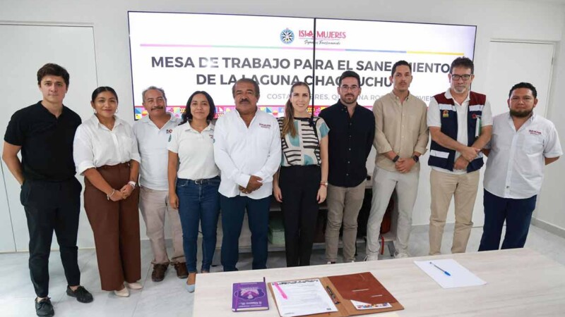 Atenea Gómez Ricalde suma esfuerzos para sanear la Laguna Chacmochuch