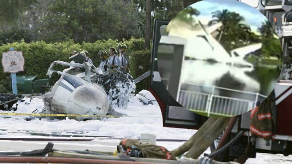 Avión con ayuda humanitaria se estrella en Florida y mueren dos pilotos