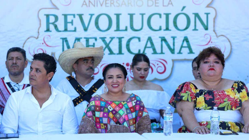 Destaca Blanca Merari participación de portomorelenses en conmemoración del aniversario de la Revolución Mexicana