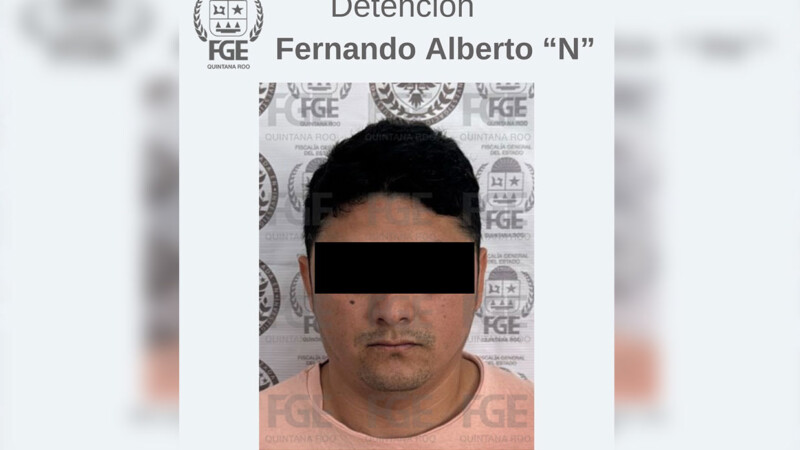 Detienen en Isla Mujeres a presunto operador de red de extorsión empresarial