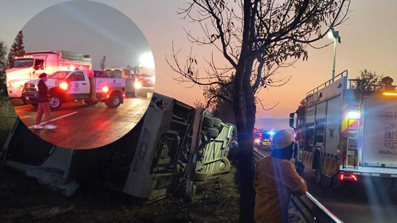 Mortal accidente carretero en Michoacán deja siete muertos
