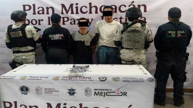Desmantelan en Michoacán célula delictiva con explosivos artesanales