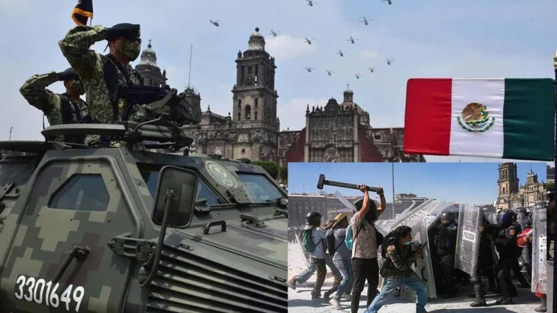 La Sedena ajusta ruta del desfile militar por temor a manifestación de Generación Z