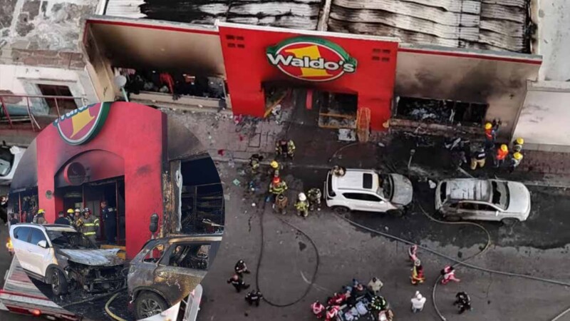 Dantesco incendio en tienda Waldo´s deja 22 muertos en Sonora