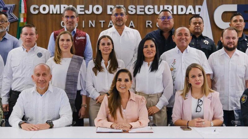 Instala Mara Lezama el Comité Estatal de Seguridad en Quintana Roo rumbo al mundial de fútbol 2026