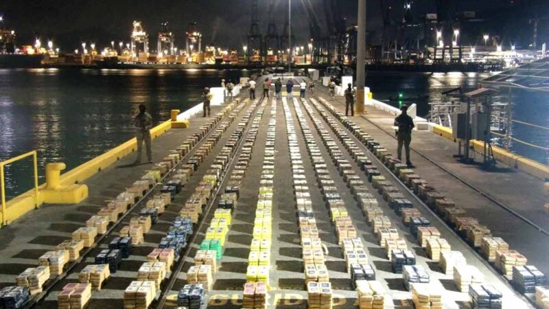 Panamá realiza impresionante mega decomiso de droga de más de 13 toneladas con destino a México