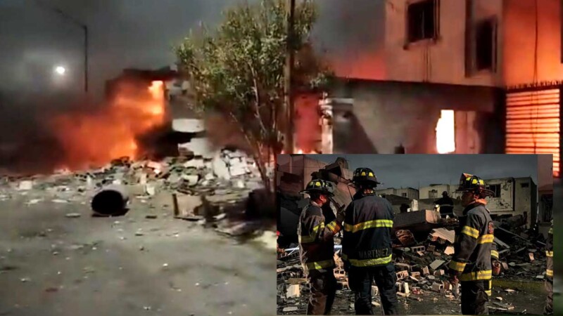 Explosión de pirotecnia deja tres muertos en Nuevo León